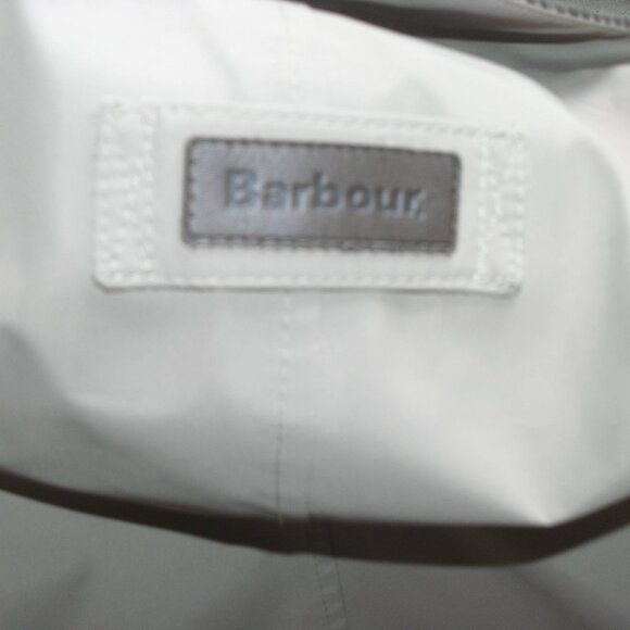 Barbour Original Tartan Waterproof Tan Jacket Trench Coat Brown Corduroy Collar - Picture 5 of 8